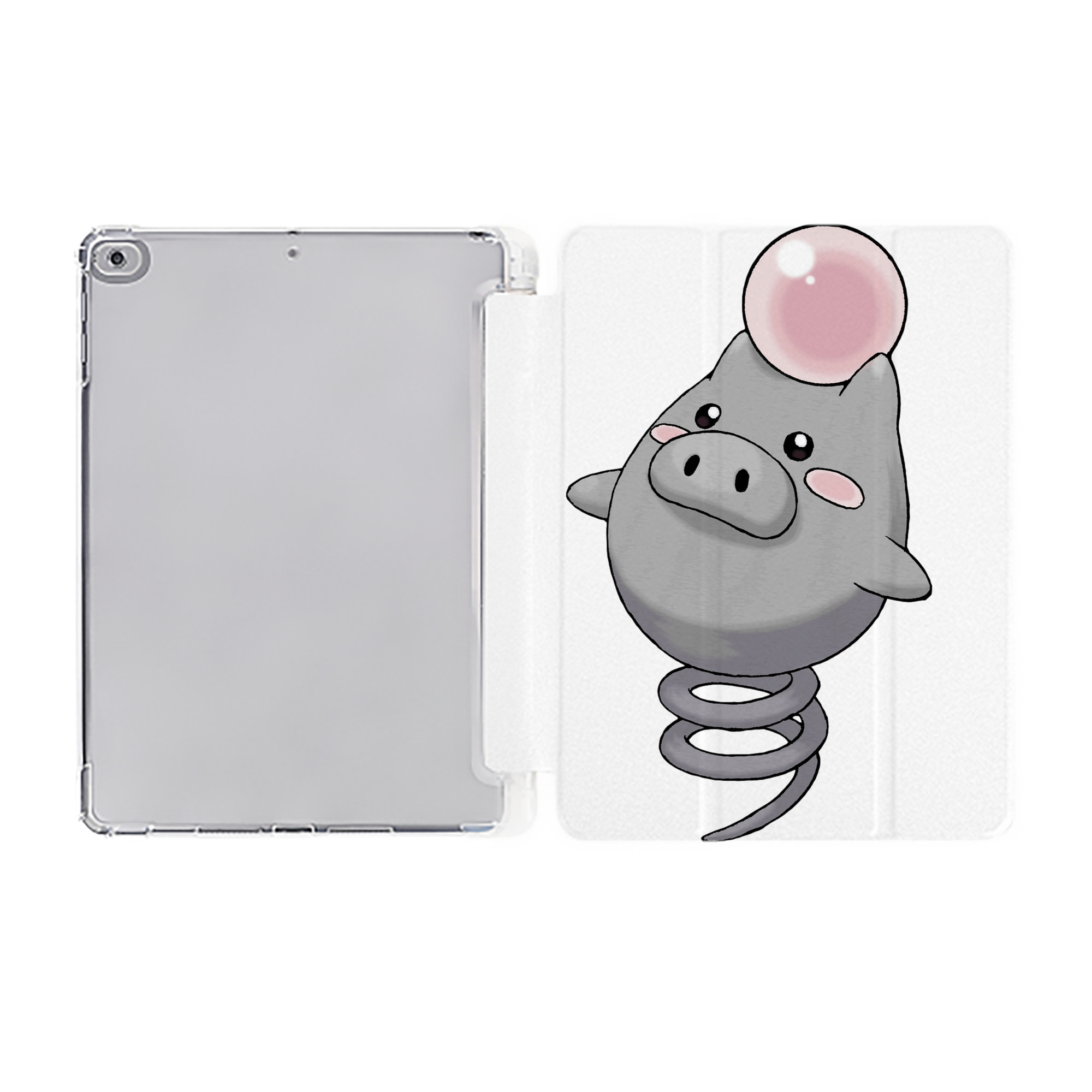 （画像用） ポケットモンスター Pokémon IPad ケース ペン収納付き 三つ折りスタンド PUレザー×シリコン 対応機種9.5/10.5/10.9インチ